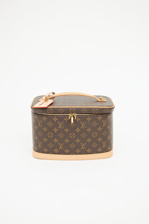 Louis Vuitton Brown 2012 Monogram Nice Vanity Case