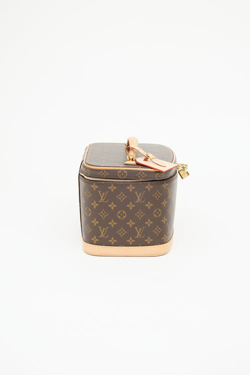 Louis Vuitton Brown 2012 Monogram Nice Vanity Case