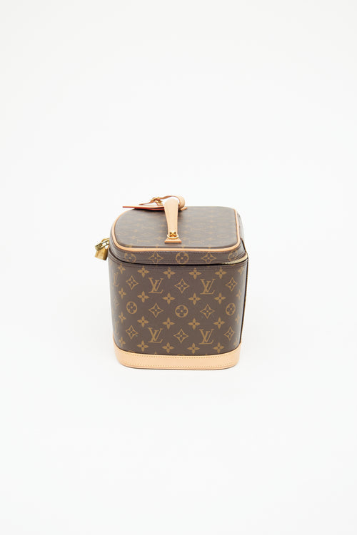 Louis Vuitton Brown 2012 Monogram Nice Vanity Case