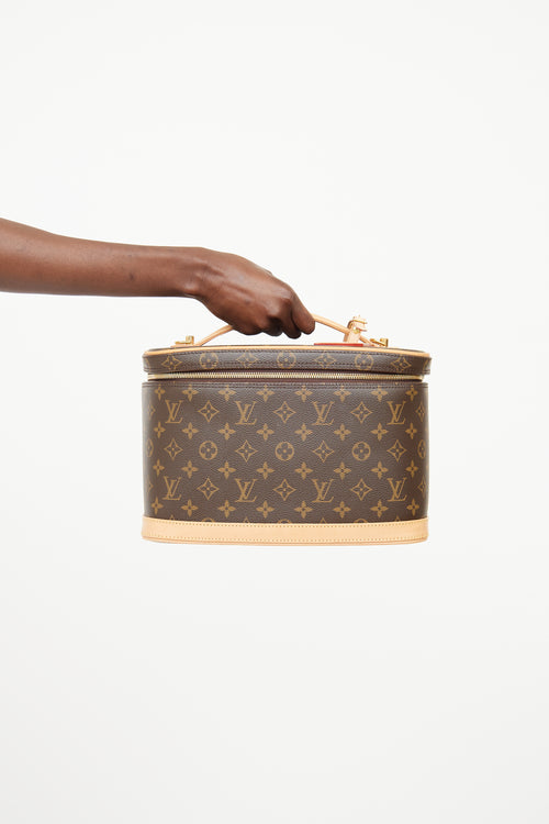 Louis Vuitton Brown 2012 Monogram Nice Vanity Case