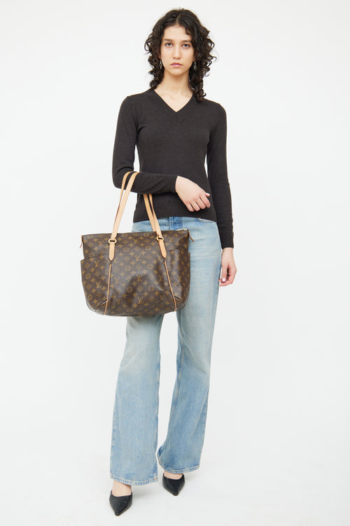 Louis Vuitton Brown Monogram Totally Tote Bag