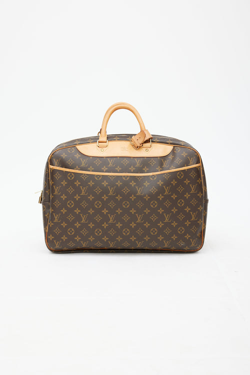 Louis Vuitton Brown Alize 24 Heures Monogram Duffle Bag