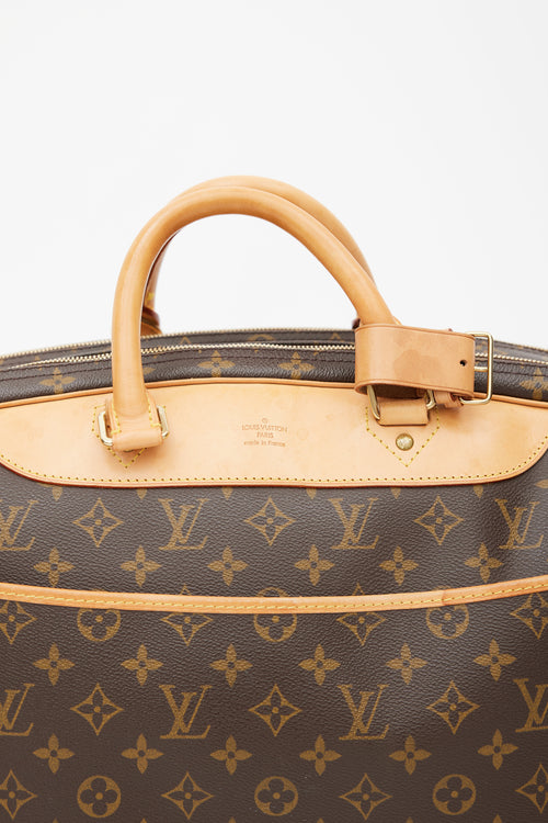 Louis Vuitton Brown Alize 24 Heures Monogram Duffle Bag