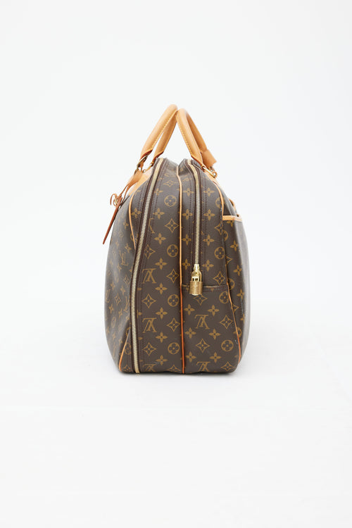 Louis Vuitton Brown Alize 24 Heures Monogram Duffle Bag