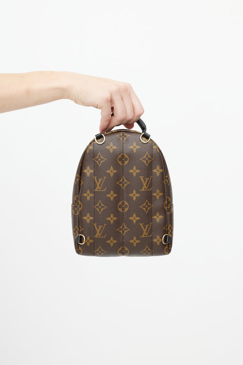 Louis Vuitton Brown 
Black Palm Springs Monogram Mini Backpack