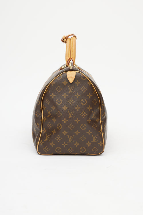 Louis Vuitton Brown Bandouliere 50 Keepall Monogram Bag