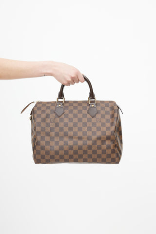 Louis Vuitton Brown Damier Ebene Speedy 30 Bag