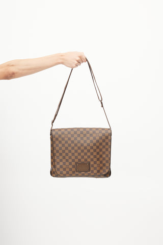 Louis Vuitton Brown Damier Ebene Brooklyn GM Bag