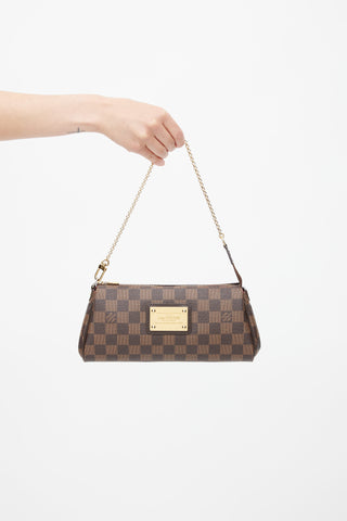 Louis Vuitton Brown Damier Ebene Eva Crossbody Bag