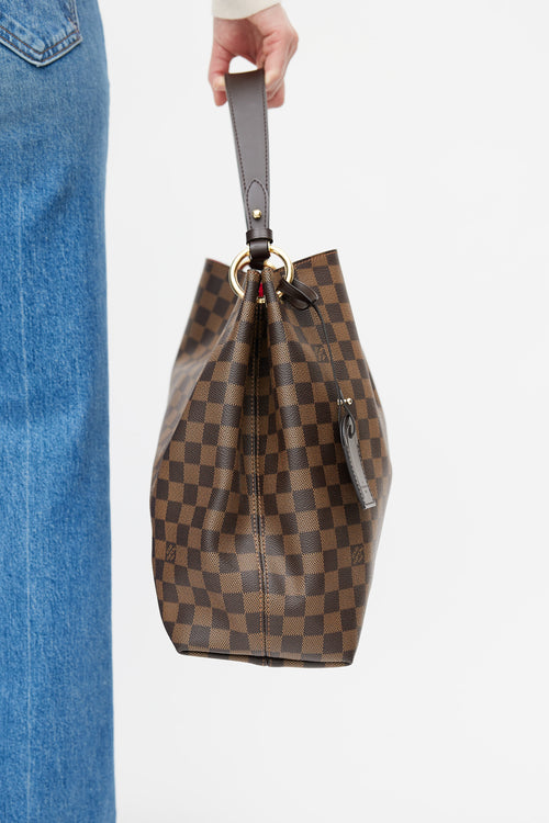 Louis Vuitton Brown Damier Ebene Graceful Shoulder Bag