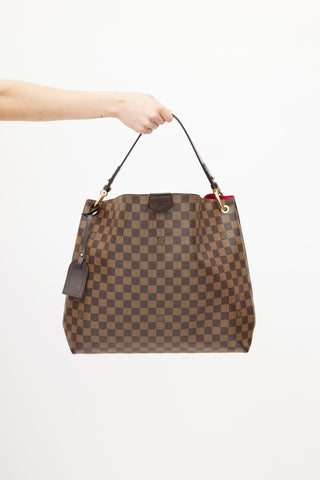 Louis Vuitton Brown Damier Ebene Graceful Shoulder Bag