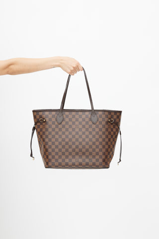 2017 Brown Damier Ebene Neverfull Tote