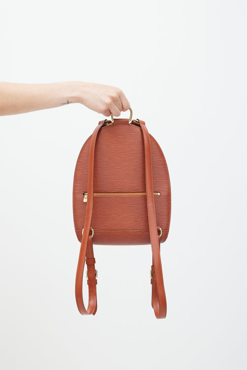 Louis Vuitton Brown Epi Leather Mabillon Backpack