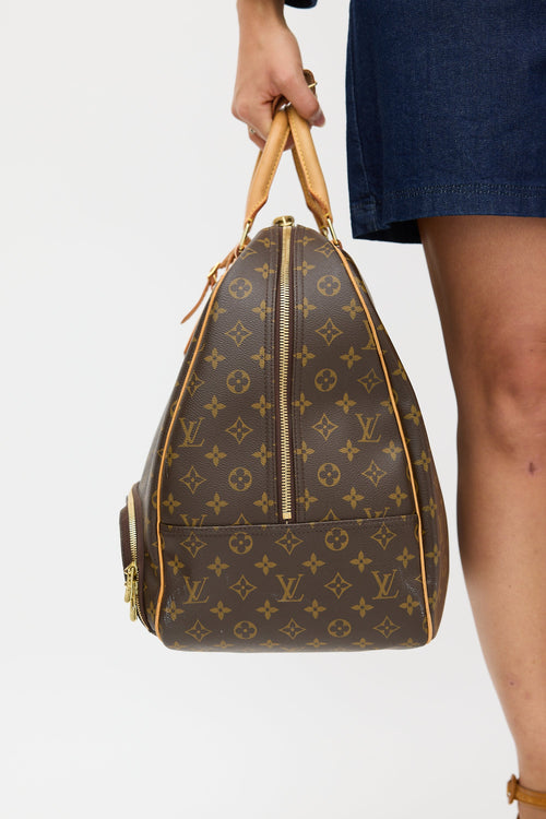 Louis Vuitton Brown Evasion Boston Monogram Bag