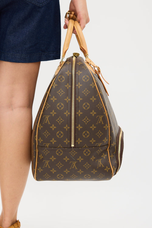 Louis Vuitton Brown Evasion Boston Monogram Bag