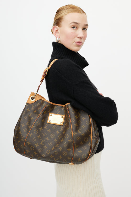 Louis Vuitton Brown Galleria PM Monogram Bag