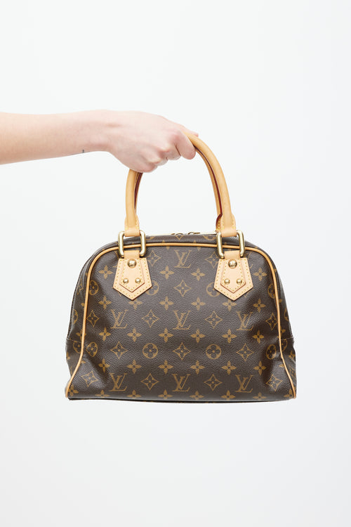 Louis Vuitton Brown 
Gold Manhattan Monogram Bag