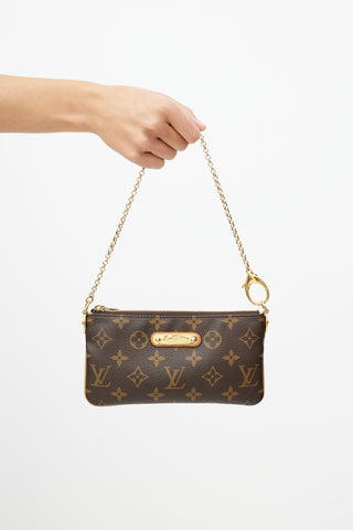 Louis Vuttion Brown Milla Monogram Pochette