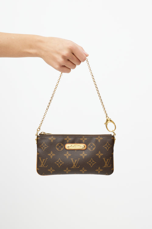 Louis Vuttion Brown Milla Monogram Pochette