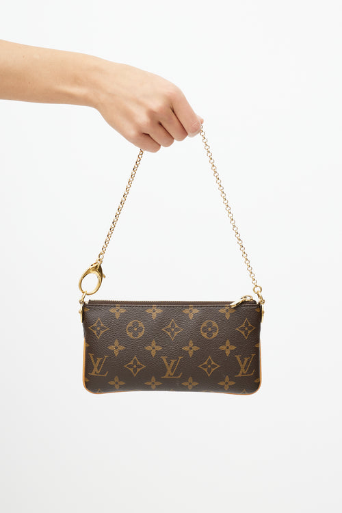 Louis Vuttion Brown Milla Monogram Pochette