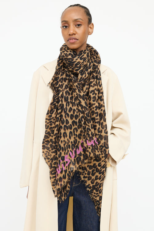 Louis Vuitton X Stephen Sprouse Patterned Cashmere Scarf