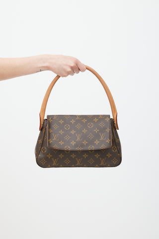 Louis Vuitton Brown Looping PM Monogram Bag