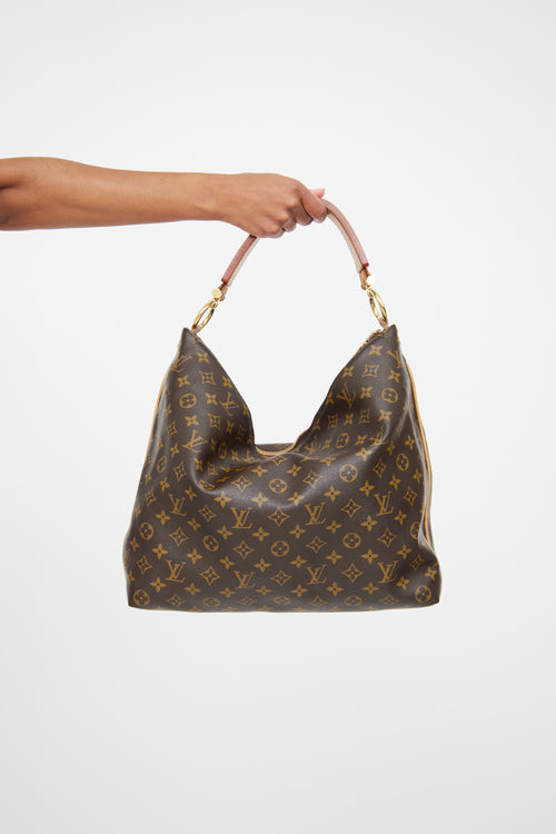 Louis Vuitton Brown Monogram Sully Shoulder Bag