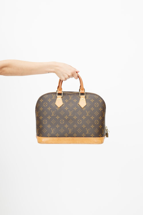 2000 Brown Monogram Alma PM Bag