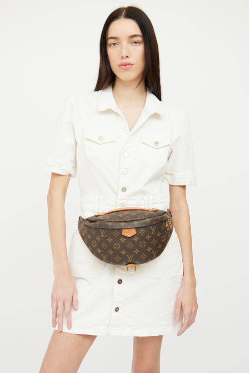 Louis Vuitton 2019 Brown Monogram MM Waist Bag