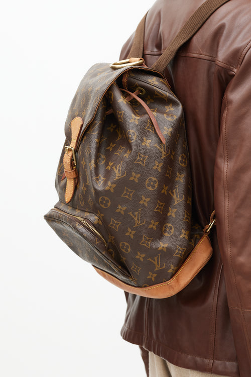 Louis Vuitton Brown Monogram Canvas Montsouris Backpack