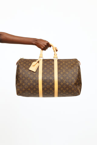 Louis Vuitton Monogram Keepall 45 Bag