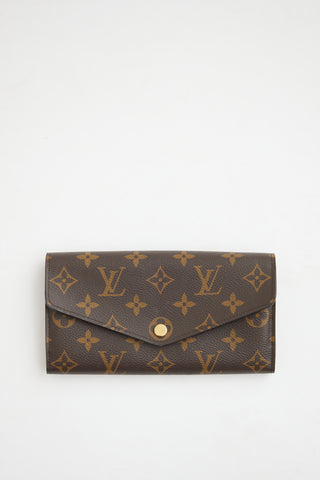 Louis Vuitton Brown Monogram Sarah Wallet