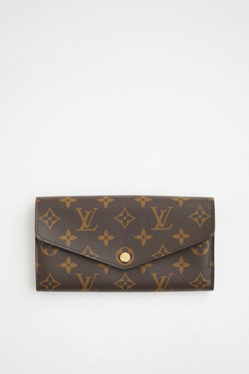 Louis Vuitton Brown Monogram Sarah Wallet