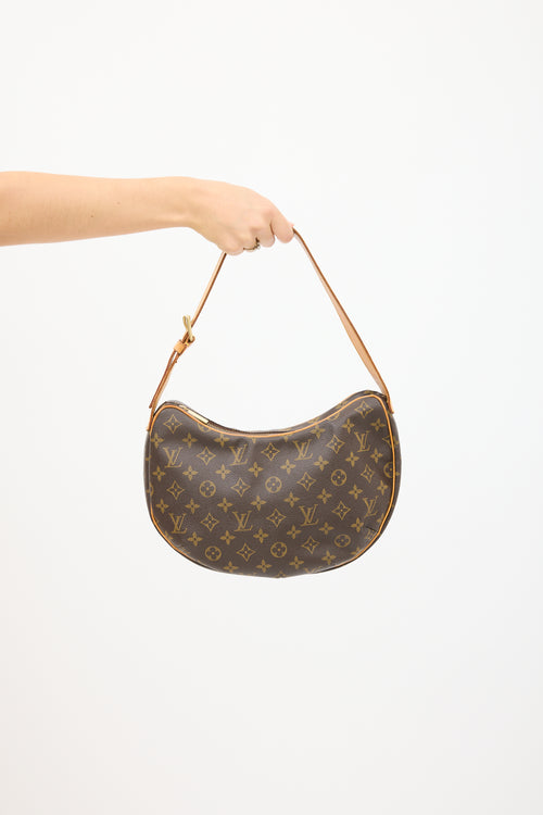 Louis Vuitton Brown Monogram Croissant MM Shoulder Bag