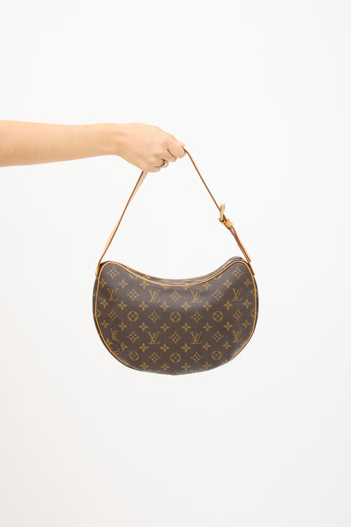 Louis Vuitton Brown Monogram Croissant MM Shoulder Bag