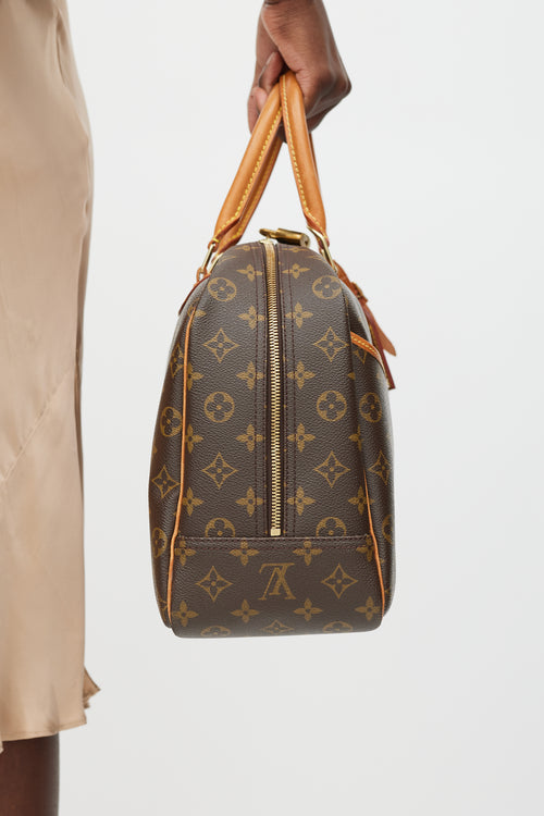 Louis Vuitton Brown Monogram Deauville Bag