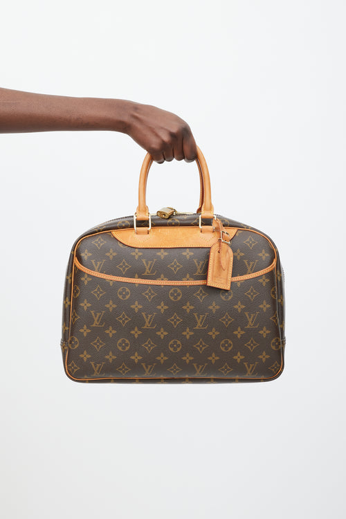 Louis Vuitton Brown Monogram Deauville Bag