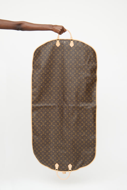 Louis Vuitton Brown Monogram Coated Garment Bag