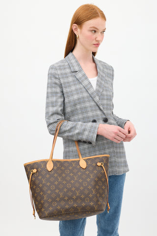 Louis Vuitton Brown Monogram Neverfull MM Bag