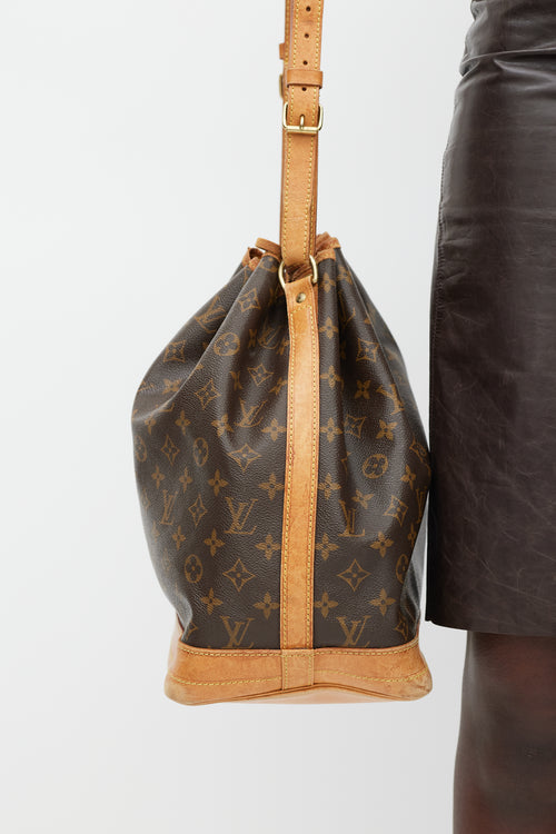 Louis Vuitton Brown Monogram Noe Bucket Bag