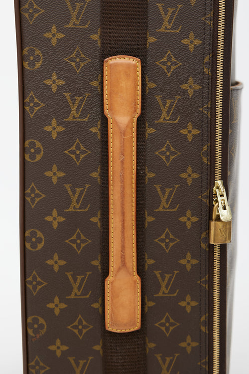 Louis Vuitton Brown Monogram Pégase 55 Suitcase