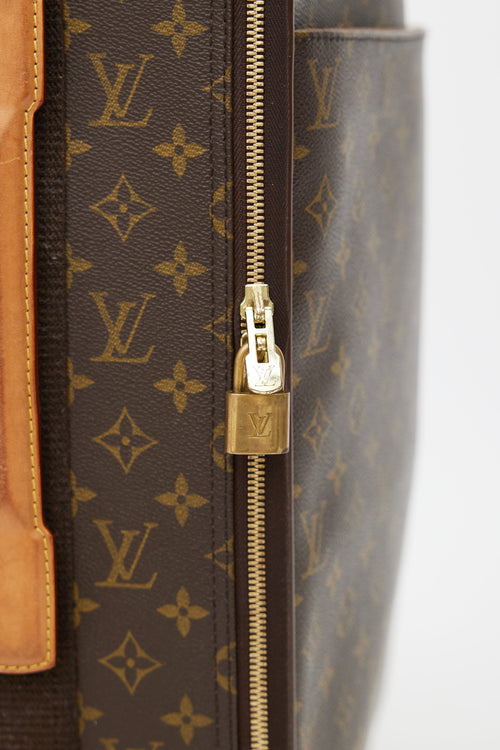 Louis Vuitton Brown Monogram Pégase 55 Suitcase