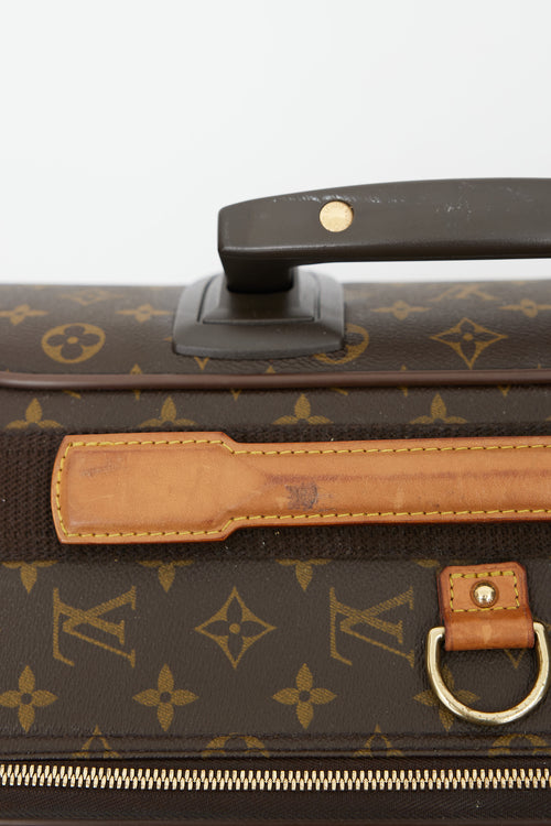 Louis Vuitton Brown Monogram Pégase 55 Suitcase