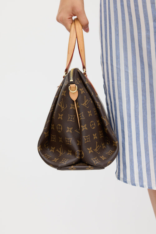 Louis Vuitton Brown Monogram Rivoli MM Shoulder Bag