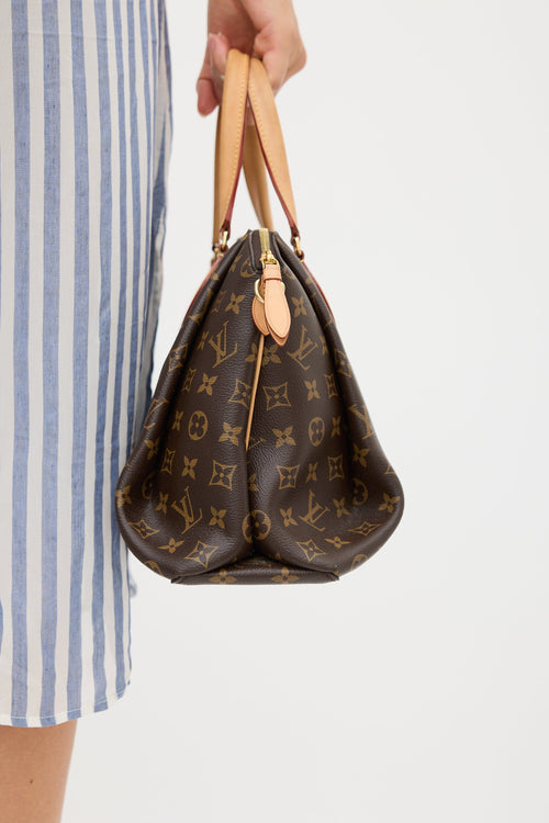 Louis Vuitton Brown Monogram Rivoli MM Shoulder Bag