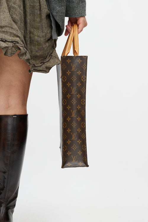 Louis Vuitton Brown Monogram Canvas Sac Plat GM Tote