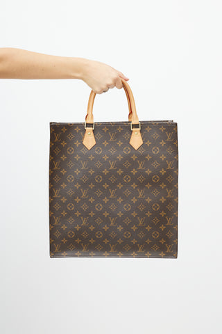 Louis Vuitton Brown Monogram Canvas Sac Plat GM Tote