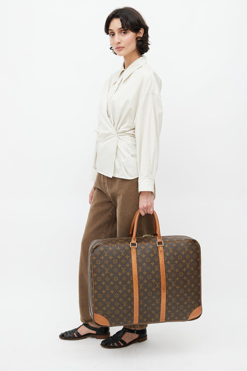 Louis Vuitton Brown Monogram Sirius 55 Luggage