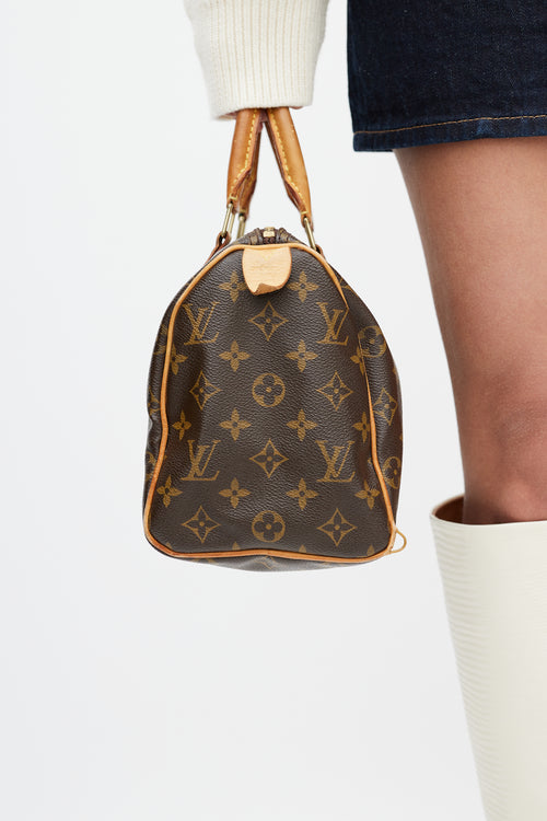 Louis Vuitton Brown Speedy 30 Monogram Bag