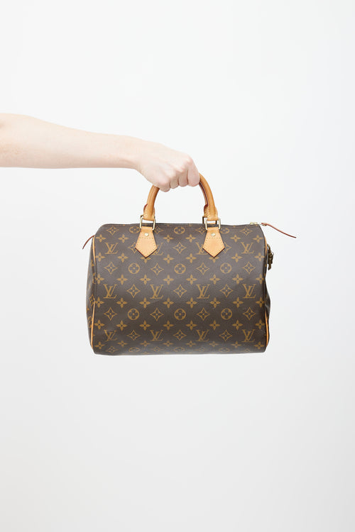 Louis Vuitton Brown Monogram Speedy 30 Bag